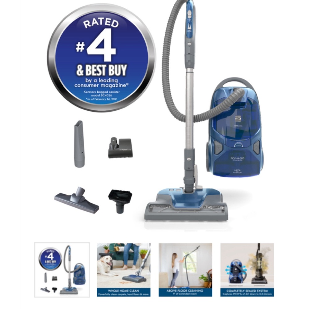 New in Sealed Box Kenmore Canister Pet Vac